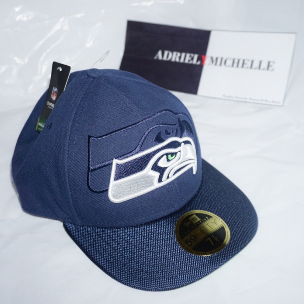 New NFL Seahawks New Era 59Fifty Fitted Cap